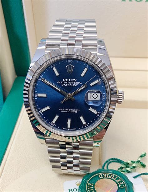 rolex datejust 41mm blau|Rolex Datejust 41 price.